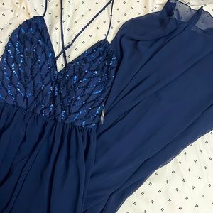Miss Kim Royal blue dress